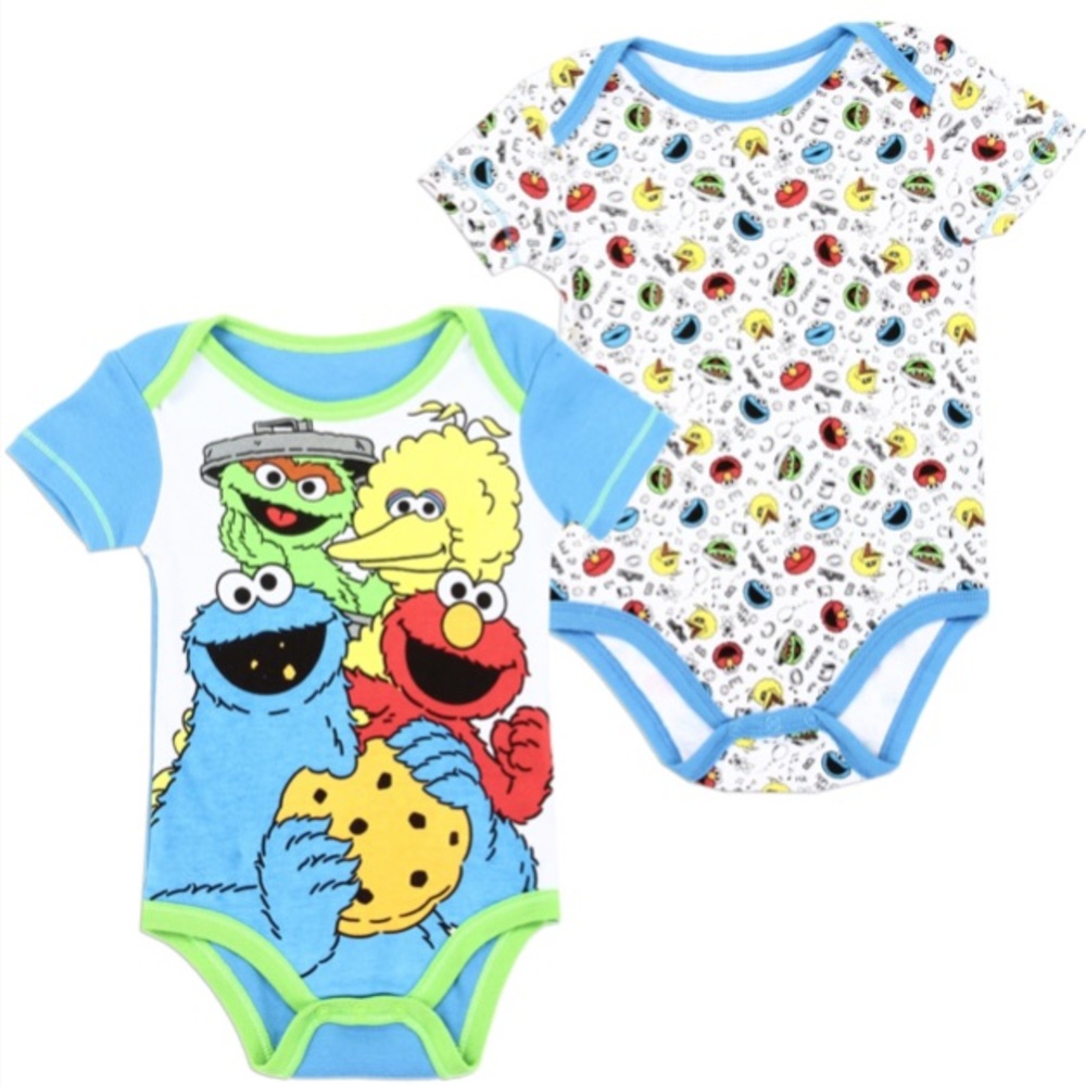 Sesame Street Onesies 2 Pack